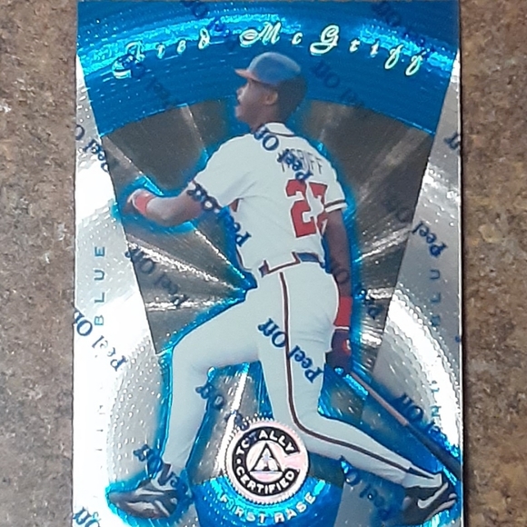 Pinnacle Totally Certified Platinum Blue Fred McGr - Picture 1 of 2